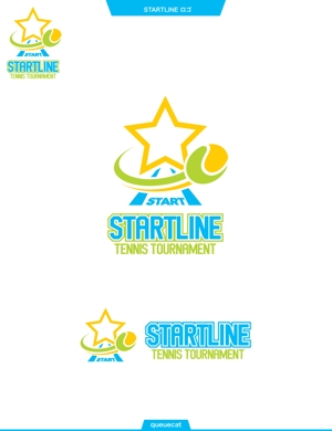 queuecat (queuecat)さんのテニス大会「STARTLINE CUP」のロゴへの提案