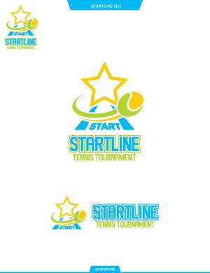 queuecat (queuecat)さんのテニス大会「STARTLINE CUP」のロゴへの提案