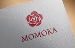 YF_DESIGN (yusuke_furugen)さんの新しい高級化粧品ブランド「MOMOKA」あるいは「momoka」のブランドロゴへの提案