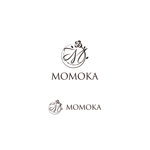LUCKY2020 (LUCKY2020)さんの新しい高級化粧品ブランド「MOMOKA」あるいは「momoka」のブランドロゴへの提案