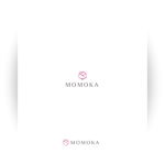 KOHana_DESIGN (diesel27)さんの新しい高級化粧品ブランド「MOMOKA」あるいは「momoka」のブランドロゴへの提案