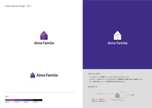 Gold Design (juncopic)さんの不動産会社　「Alma Familia」のロゴへの提案
