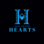 Ex Libris (moonigraph)さんの「Luxuxry Cafe＆ Bar HEARTS」のロゴ作成への提案