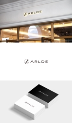keytonic (keytonic)さんの化粧品のパッケージデザイン「ARLDE」のロゴへの提案