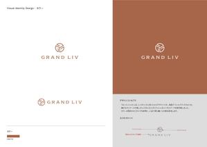 Gold Design (juncopic)さんの戸建て建築会社の新ブランド「GRAND LIV」のロゴ（マークのみ）への提案
