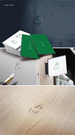 shibamarutaro (shibamarutaro)さんのアロマヒーリングサロン「Leaf」のロゴへの提案