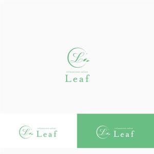 masu (semi0709)さんのアロマヒーリングサロン「Leaf」のロゴへの提案