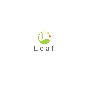 Okumachi (Okumachi)さんのアロマヒーリングサロン「Leaf」のロゴへの提案