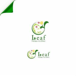 green_Bambi (green_Bambi)さんのアロマヒーリングサロン「Leaf」のロゴへの提案