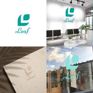 Studio160 (cid02330)さんのアロマヒーリングサロン「Leaf」のロゴへの提案