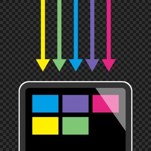 adデザイン (adx_01)さんのiPadアプリアイコンの作成（カメラテザー撮影FTP転送アプリ）への提案