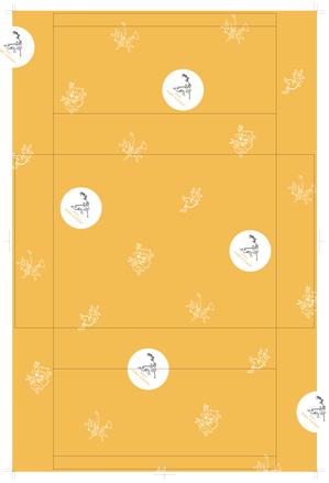 めでたま (yoshi6u6)さんの（菓子）企画会社：お菓子のパッケージ（化粧箱）を包むギフトラッピング包装紙デザイン依頼への提案