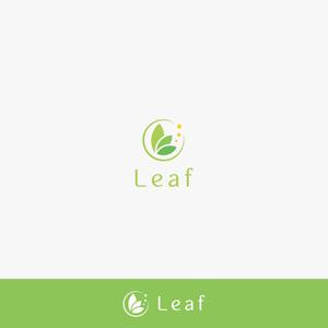 T2 (t2design)さんのアロマヒーリングサロン「Leaf」のロゴへの提案