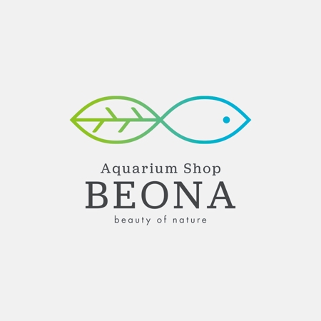 alne-cat (alne-cat)さんのAquarium Shop 「Beona（ビオナ）」のロゴ制作をお願いいたします。への提案