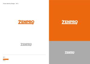 Gold Design (juncopic)さんの人材会社ZENPROのロゴへの提案