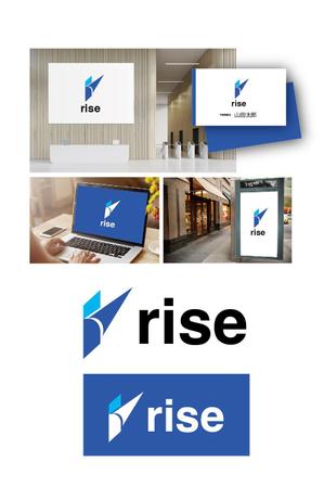 K-J (king_j)さんのかほく市の自動車修理店「rise」のロゴへの提案