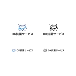 BUTTER GRAPHICS (tsukasa110)さんの抗菌施工会社「OK抗菌サービス」のロゴ制作への提案