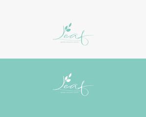 YUumin ()さんのアロマヒーリングサロン「Leaf」のロゴへの提案