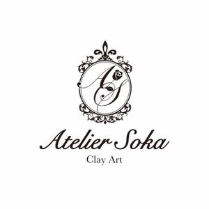 tohko14 ()さんのお花やミニチュア雑貨製作を手がけるクレイアート（樹脂粘土）工房のロゴ制作への提案