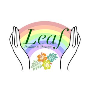 株式会社LINK (Makoto440)さんのアロマヒーリングサロン「Leaf」のロゴへの提案