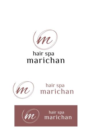 yuu--ga (yuu--ga)さんの美容室「hair&spa marichan」のロゴへの提案