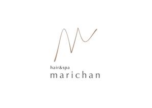 ミレイネ (mirayne)さんの美容室「hair&spa marichan」のロゴへの提案