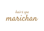 tora (tora_09)さんの美容室「hair&spa marichan」のロゴへの提案