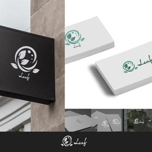 D-Design (dorisuke)さんのアロマヒーリングサロン「Leaf」のロゴへの提案