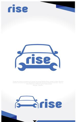 Q-Design (cats-eye)さんのかほく市の自動車修理店「rise」のロゴへの提案