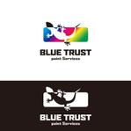 crawl (sumii430)さんのペイントサービス《BLUE TRUST》のロゴへの提案