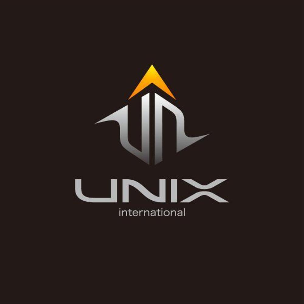 自動車販売、自動車輸出入の会社「ＵＮＩＸ　　　」のロゴ作成