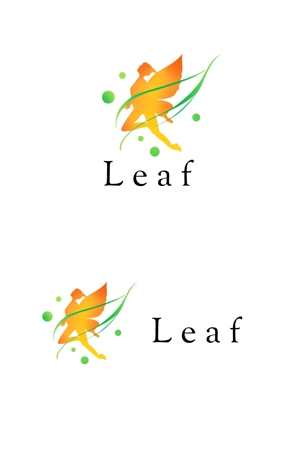 yuu--ga (yuu--ga)さんのアロマヒーリングサロン「Leaf」のロゴへの提案