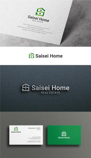 happiness_design (happiness_design)さんの不動産会社「株式会社Saisei Home」のロゴデザインへの提案
