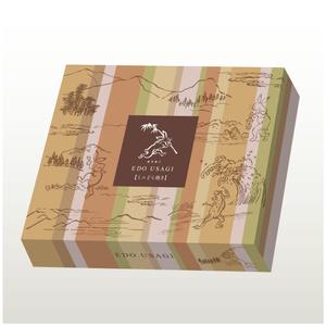 ユールデザイン (youll_design)さんの（菓子）企画会社：お菓子のパッケージ（化粧箱）を包むギフトラッピング包装紙デザイン依頼への提案