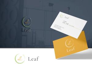HOSHI (hoshi-1)さんのアロマヒーリングサロン「Leaf」のロゴへの提案
