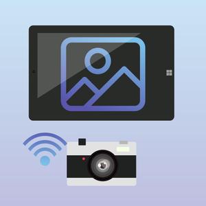 HAMAdesign (yyookkoo)さんのiPadアプリアイコンの作成（カメラテザー撮影FTP転送アプリ）への提案