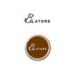 U design  (u__design)さんのドッグトリミングサロン『atore』のロゴデザインへの提案