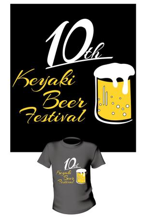 baeracr18さんの「けやきひろば　秋のビール祭り」販売用Ｔシャツへの提案