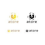 BUTTER GRAPHICS (tsukasa110)さんのドッグトリミングサロン『atore』のロゴデザインへの提案