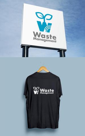 99R+design. (lapislazuli_99)さんの廃棄物管理業者「Waste Management(㈱)」のロゴへの提案
