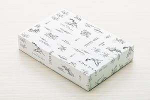 neru (nerner)さんの（菓子）企画会社：お菓子のパッケージ（化粧箱）を包むギフトラッピング包装紙デザイン依頼への提案