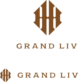 arc design (kanmai)さんの戸建て建築会社の新ブランド「GRAND LIV」のロゴ（マークのみ）への提案