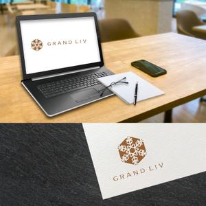 chamomile works (blessing29)さんの戸建て建築会社の新ブランド「GRAND LIV」のロゴ（マークのみ）への提案
