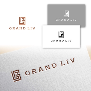 Hi-Design (hirokips)さんの戸建て建築会社の新ブランド「GRAND LIV」のロゴ（マークのみ）への提案