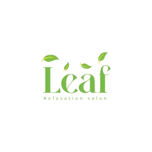 ririri design works (badass_nuts)さんのアロマヒーリングサロン「Leaf」のロゴへの提案
