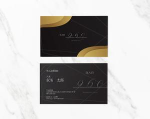 kd-design (daiki00312)さんの高級会員制bar960の名刺デザインへの提案