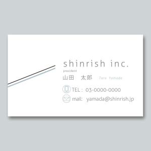kami dsgn (mgi-aka-yuzo)さんの●会社名刺デザイン依頼です。への提案