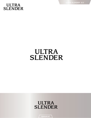 queuecat (queuecat)さんのエステ痩身機器の「Ultraslender」「ULTRA SLENDER」のロゴへの提案