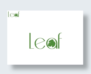 IandO (zen634)さんのアロマヒーリングサロン「Leaf」のロゴへの提案