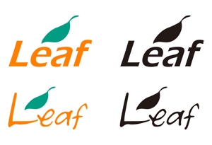 株式会社こもれび (komorebi-lc)さんのアロマヒーリングサロン「Leaf」のロゴへの提案